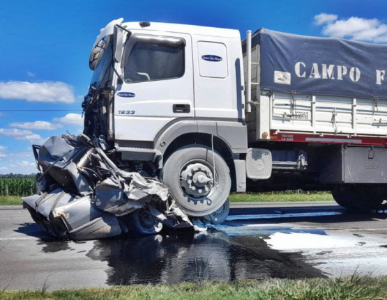 Fatal accidente en la ruta 7: 