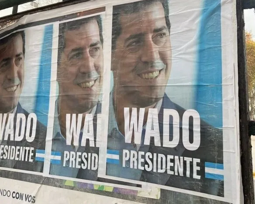 Los afiches de Wado de Pedro que rompen la veda electoral