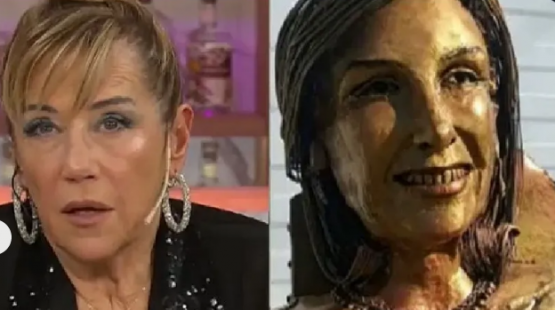 Marcela Tinayre 'hizo añicos' a la estatua de su madre Mirtha Legrand