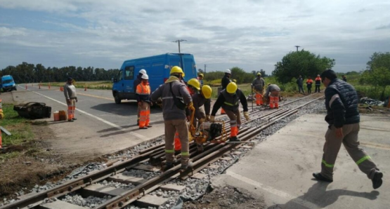 Vuelta del tren: Rehabilitaron las vías Los Ángeles - Chacabuco